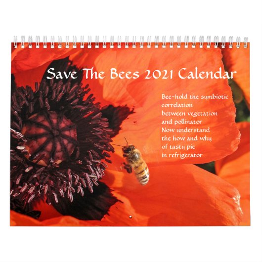 救The Bees Calendar by poetphoto カレンダー (カバー)