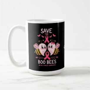 救The Boo Bees Breast Cancer Women コーヒーマグカップ