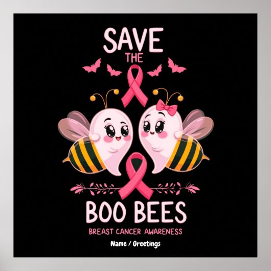 救The Boo Bees Breast Cancer Women ポスター (正面)