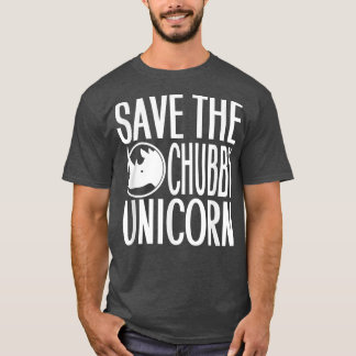 救The Chubby Unicorn Rhino Lover & Gift Tシャツ