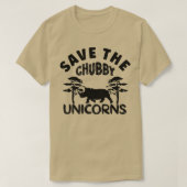 救The Chubby UnicornsAnimal Rights Tシャツ (デザイン正面)