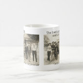 敗北は意気込が改良するまで続きます コーヒーマグカップ (中央)