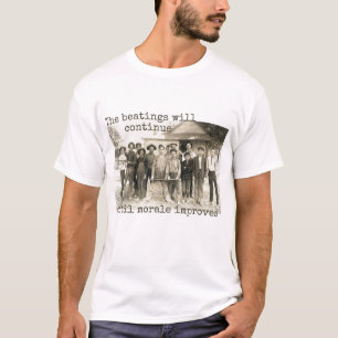 敗北は意気込が改良するまで続きます Tシャツ