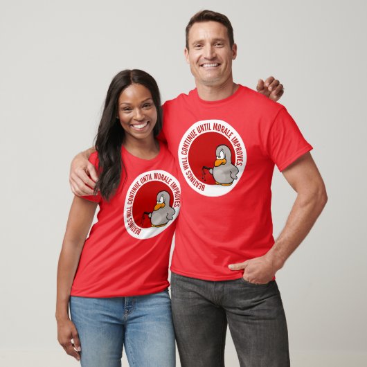 敗北は意気込が改良するまで続きます Tシャツ (ユニセックス)