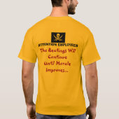 敗北は続きます…. Tシャツ (裏面)