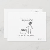 敗残葉書 ポストカード (正面/裏面)