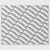 敗者のプリント ラッピングペーパー (フラット)