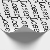 敗者のプリント ラッピングペーパー (角)