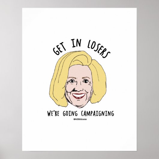 敗者の獲得キャンペーンを行う ポスター (正面)