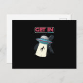 敗者UFO宇宙船エイリアン誘拐 シーズンポストカード (正面/裏面)