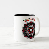 敗血症マグカップと戦う ツートーンマグカップ (正面右)