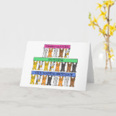 教えおめでとうございます。 カード (黄色い花)