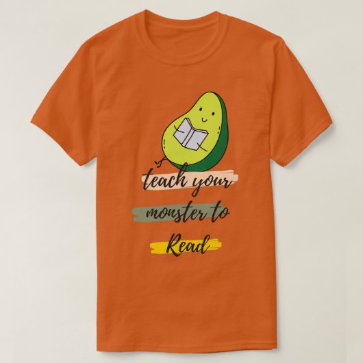 教えお前の化け物読だ Tシャツ (デザイン正面)