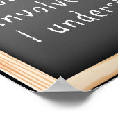 教えて忘れ引用文。中国の詞 ポスター (角)