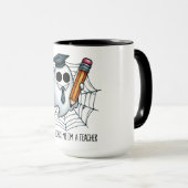 教えと恐怖 – 幽霊がチャンスを逃す マグカップ (正面右)