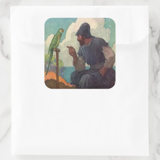 教えのステッ話クへの投票 スクエアシール (バッグ)