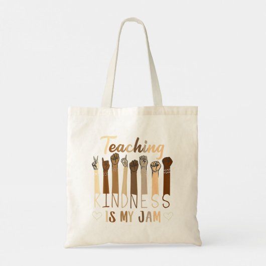 教えの優しさは私のジャム自閉症意識T志 トートバッグ (裏面)