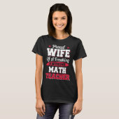 教えの学術先生妻 Tシャツ (正面フル)