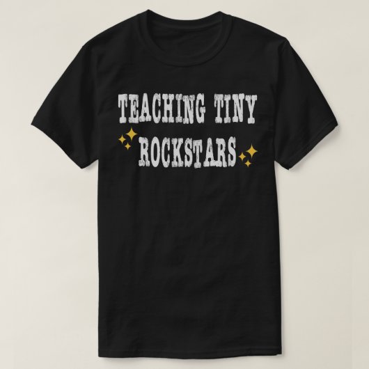 教えの小ロックスター音楽先生1 Tシャツ (デザイン正面)