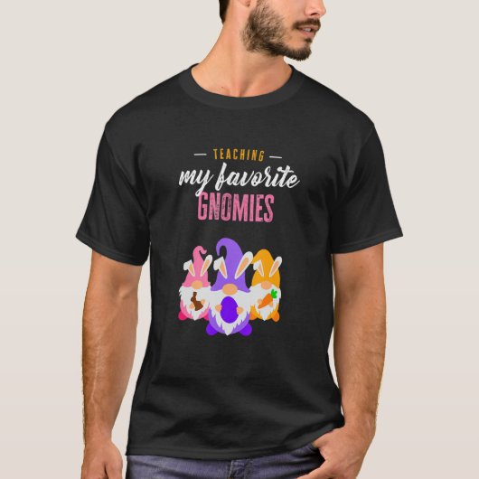 教えのMy Gnomiesお気に入りの先生教室Bun Tシャツ (正面)
