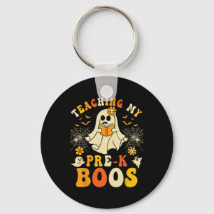 教えのMy Pre-k Boosクルー先生ハロウィーンGho キーホルダー