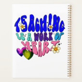 教えはハートの仕事だ素晴らし-先生 プランナー手帳 (裏面)