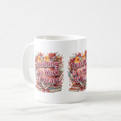 教えはハートの作品だインスパイア- コーヒーマグカップ (正面左)