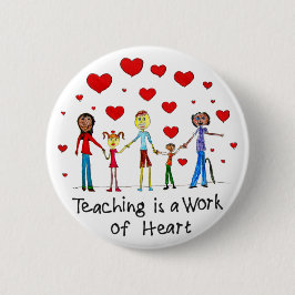 教えはハートピンボタンの操作 缶バッジ