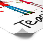 教えはハートポスター ポスター (角)