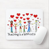 教えはハートマウスパッドマットの作品 マウスパッド (マウス)