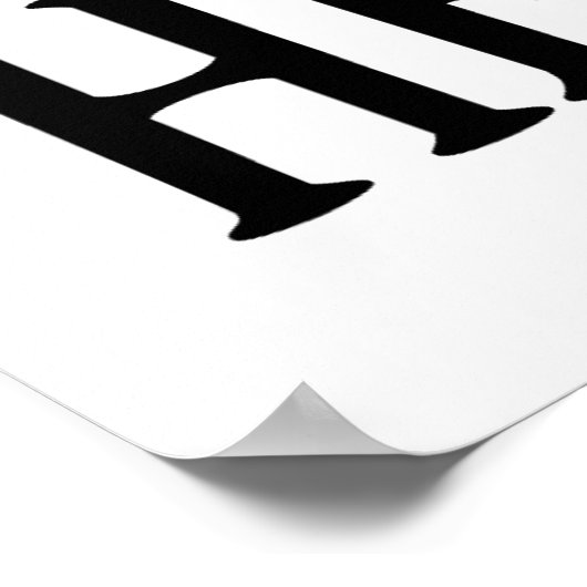 教えはハートワードアートポスターの作品 ポスター (角)