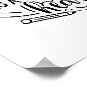 教えはハート先生ギフト引用文 ポスター (角)