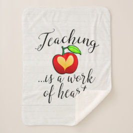 教えはハート先生評価の仕事 シェルパブランケット