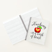 教えはハート先生評価の仕事 ノートブック (内部)