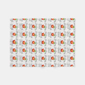 教えはハート先生評価の仕事 フリースブランケット (正面(横))