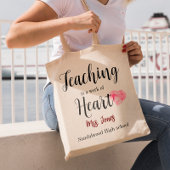 教えはハート学校の先生写真 トートバッグ