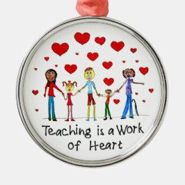 教えはハート ガラスオーナメント
