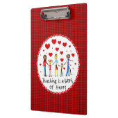 教えはハート クリップボード (左)