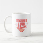 教えはハート コーヒーマグカップ (左)