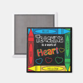 教えはハート・スクエアの作品 マグネット (正面/裏面)