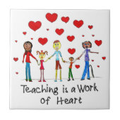 教えはハート タイル (正面)