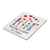 教えはハート タイル (側面)