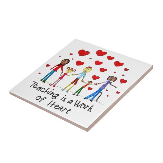 教えはハート タイル (側面)