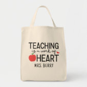 教えはハート トートバッグ (正面)