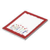 教えはハート ノートパッド (回転)