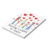 教えはハート ノートパッド (回転)