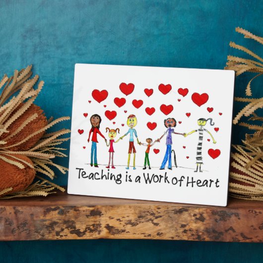 教えはハート フォトプラーク (側面)