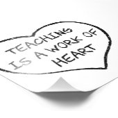 教えはハート フォトプリント            (角)