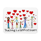 教えはハート マグネット (横)