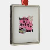 教えはハート メタルオーナメント (右)